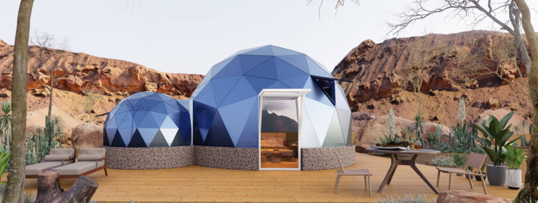 红古区球形智能光伏玻璃星空房